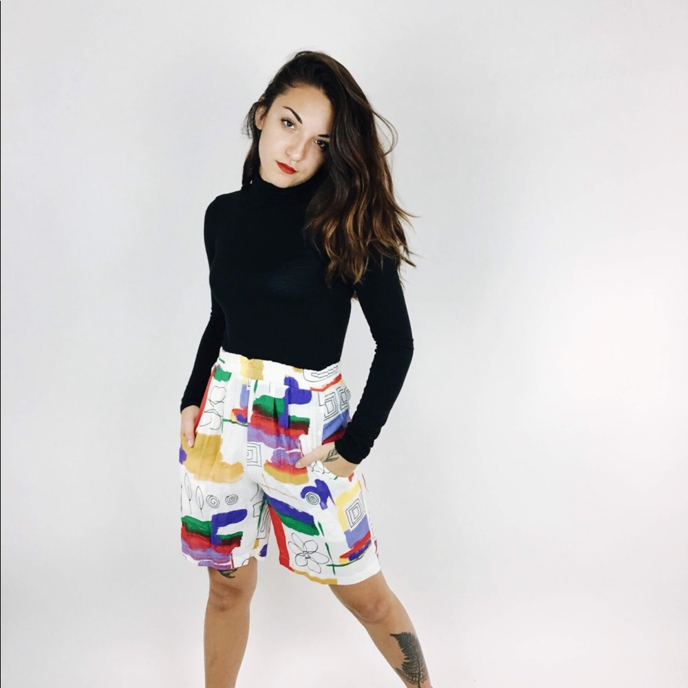 Copy of 80’s Colorful Scribble Shorts